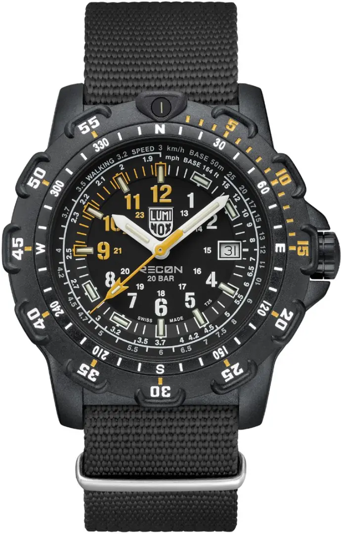 LUMINOX Zegarek Kwarcowy MIL-SPEC 3350 Series RECON Point Man XL.8825.H.SET – czarny