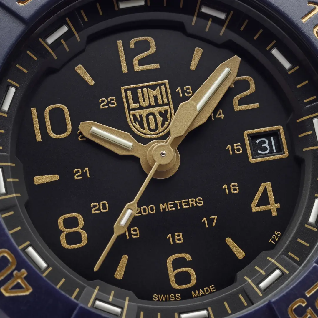 LUMINOX Zegarek Kwarcowy Navy SEAL Foundation 3250 Back to the Blue Series XS.3255.CB.NSF – czarno-niebieski