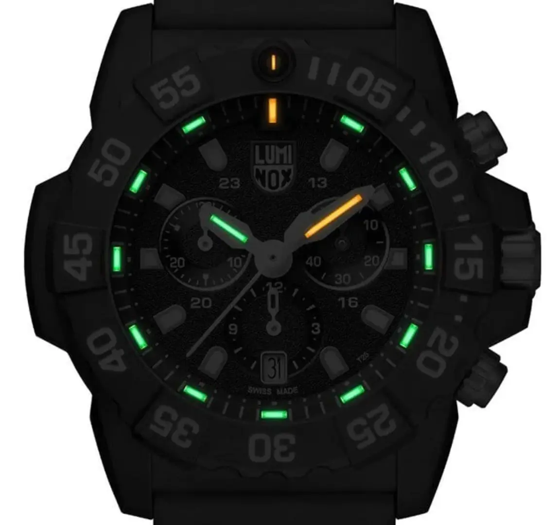 LUMINOX Zegarek Kwarcowy Navy SEAL 3580 Series Chronograph XS.3581 – czarny