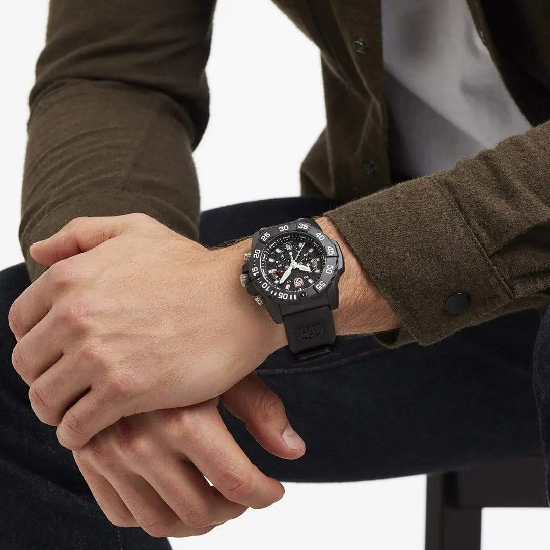 LUMINOX Zegarek Kwarcowy Navy SEAL 3580 Series Chronograph XS.3581 – czarny