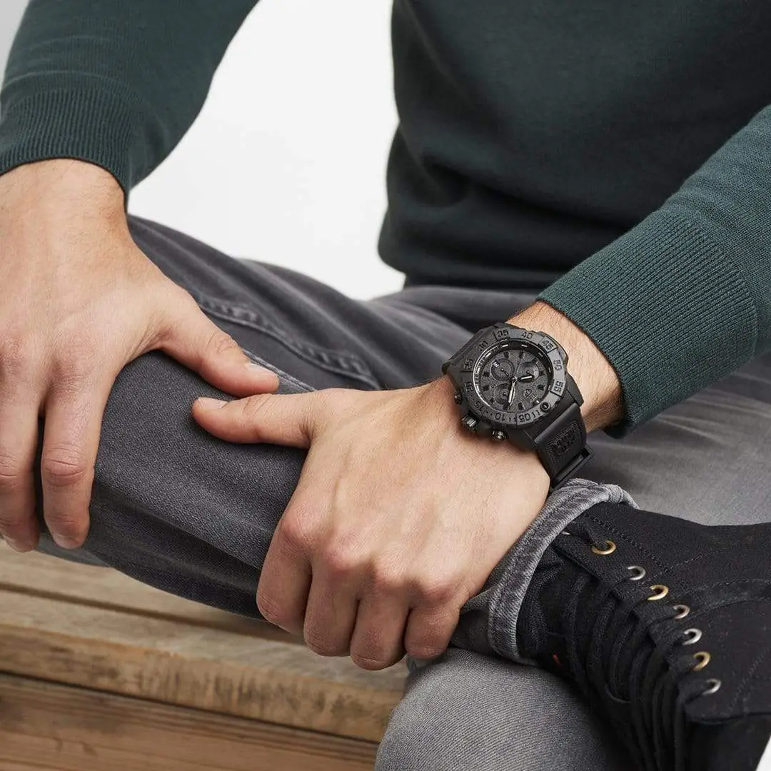 LUMINOX Zegarek Kwarcowy Navy SEAL 3580 Series Chronograph XS.3581.BO – czarny
