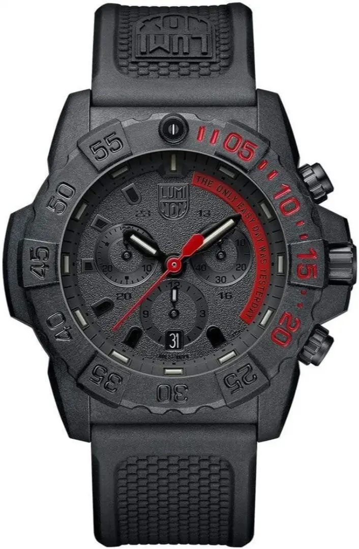 LUMINOX Zegarek Kwarcowy Navy SEAL 3580 Series Chronograph XS.3581.EY – czarny