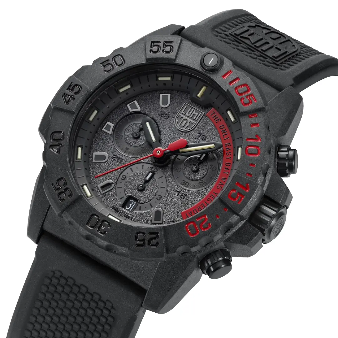 LUMINOX Zegarek Kwarcowy Navy SEAL 3580 Series Chronograph XS.3581.EY – czarny