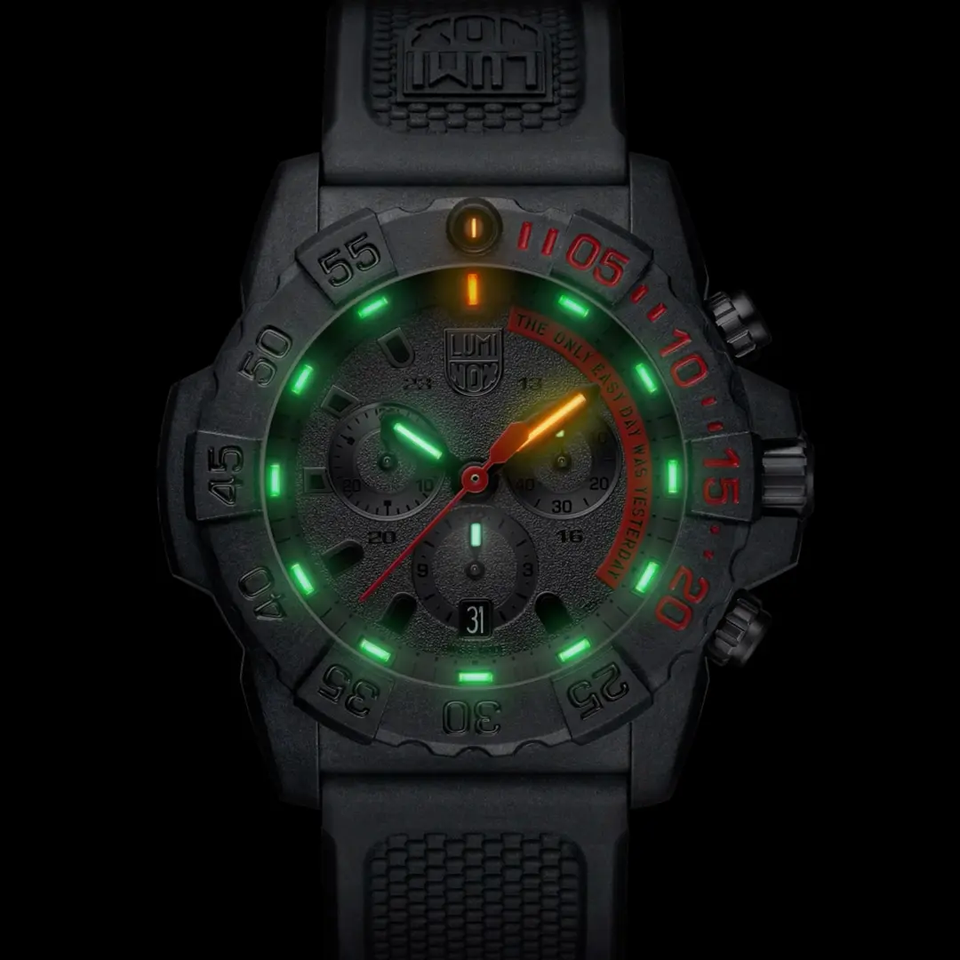 LUMINOX Zegarek Kwarcowy Navy SEAL 3580 Series Chronograph XS.3581.EY – czarny