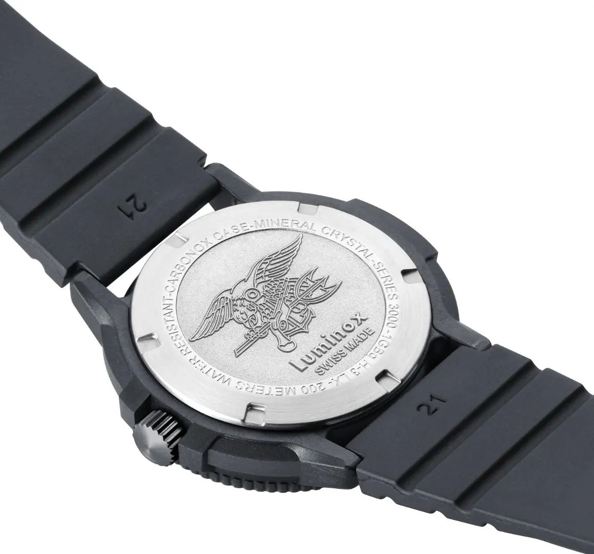 LUMINOX Zegarek Kwarcowy Navy SEAL 3000 Series XS.3001.EVO.BO.S – czarny