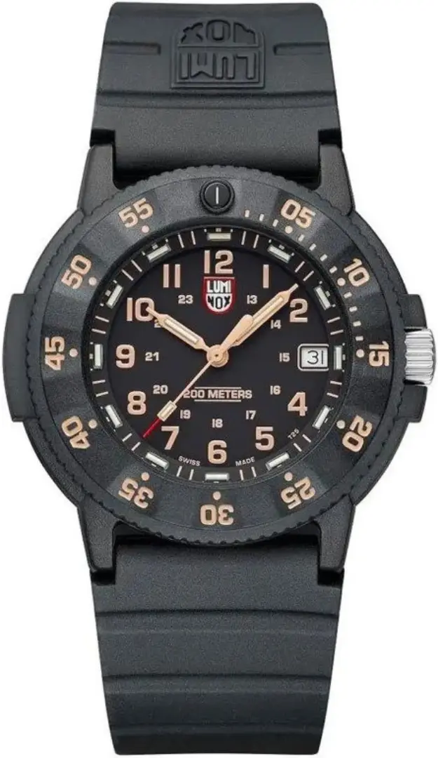 LUMINOX Zegarek Kwarcowy Navy SEAL 3000 Series XS.3001.EVO.OR.S – czarny