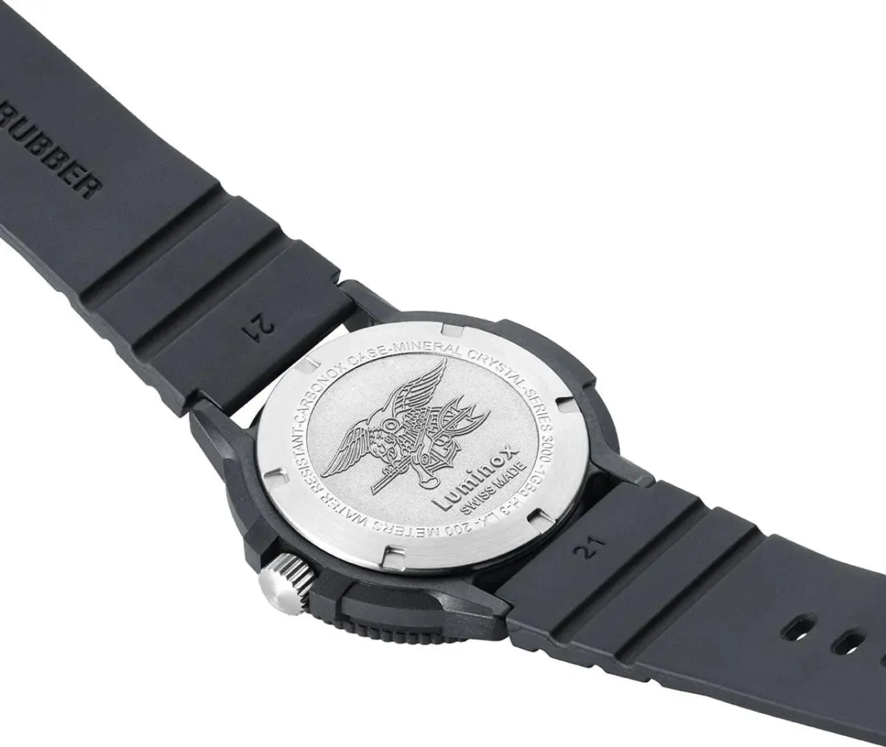 LUMINOX Zegarek Kwarcowy Navy SEAL 3000 Series XS.3001.EVO.OR.S – czarny