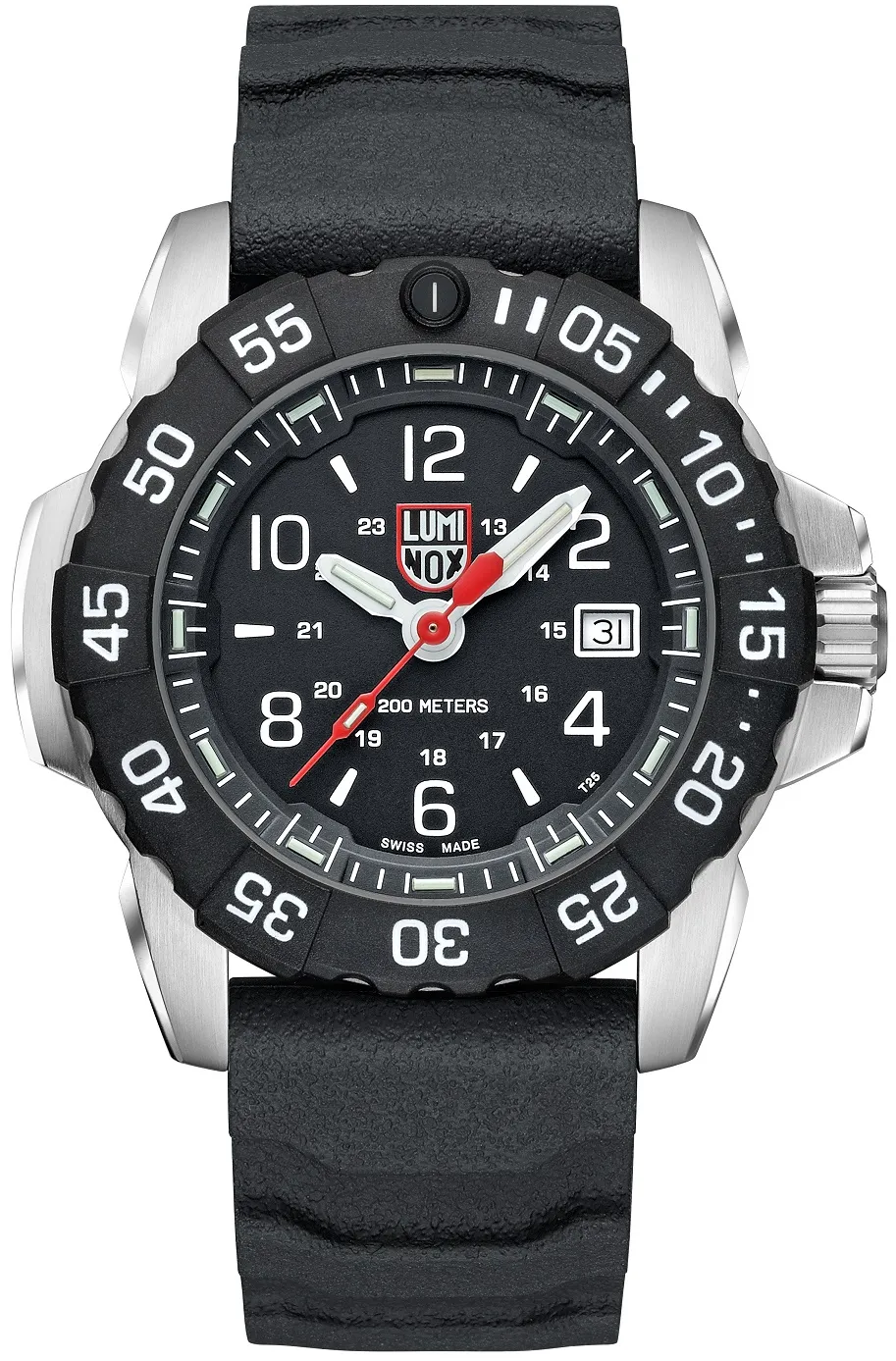 LUMINOX Zegarek Kwarcowy Navy SEAL 3250 Time Date Series XS.3251.CB – czarny