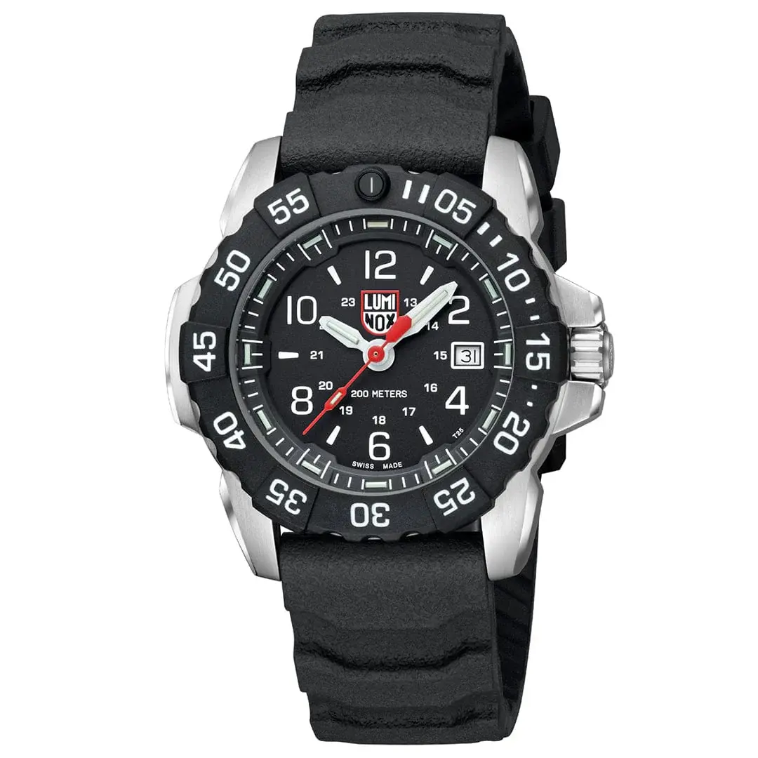 LUMINOX Zegarek Kwarcowy Navy SEAL 3250 Time Date Series XS.3251.CB – czarny