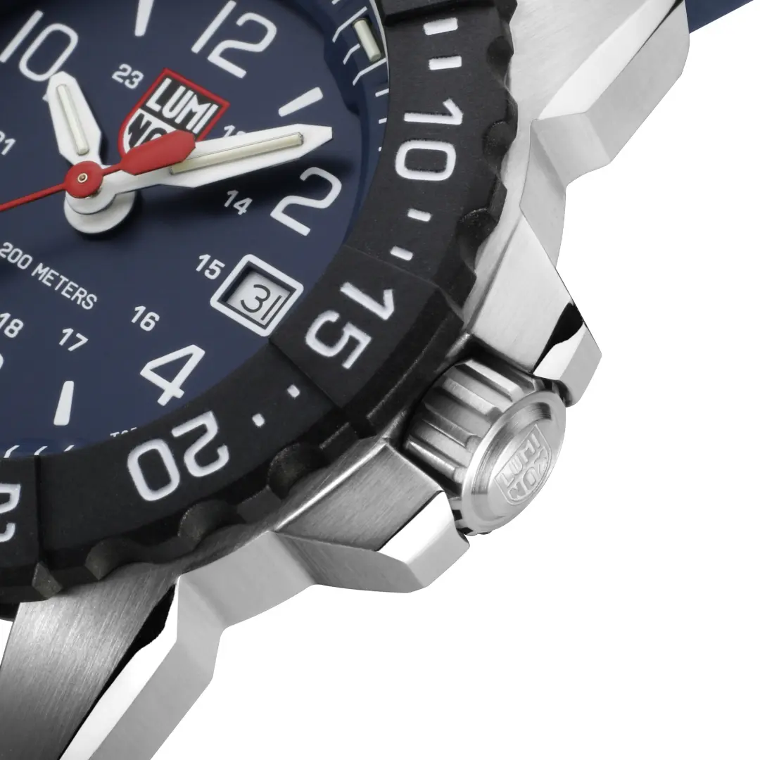 LUMINOX Zegarek Kwarcowy Navy SEAL 3250 Time Date Series XS.3253.CB – niebieski