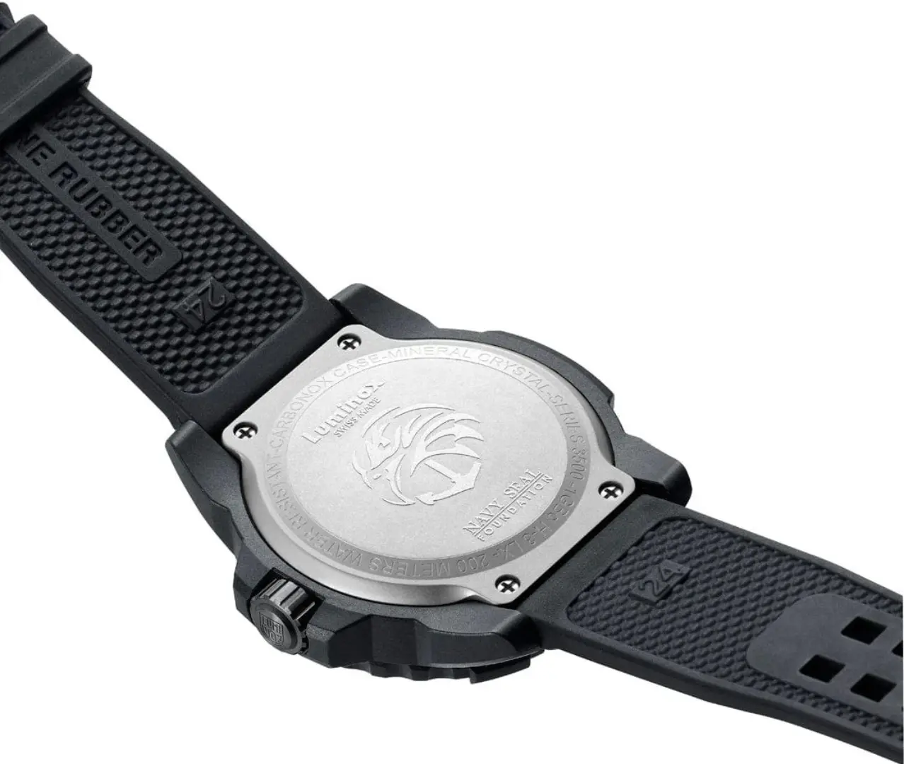 LUMINOX Zegarek Kwarcowy Navy SEAL Foundation XS.3517.NSF.SET – czarno-zielony