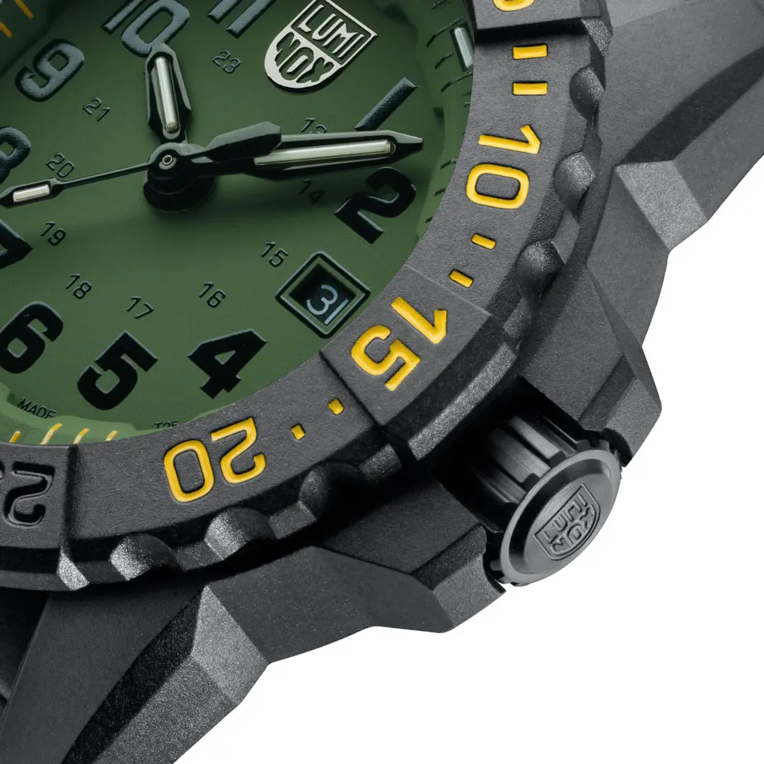 LUMINOX Zegarek Kwarcowy Navy SEAL Foundation XS.3517.NSF.SET – czarno-zielony