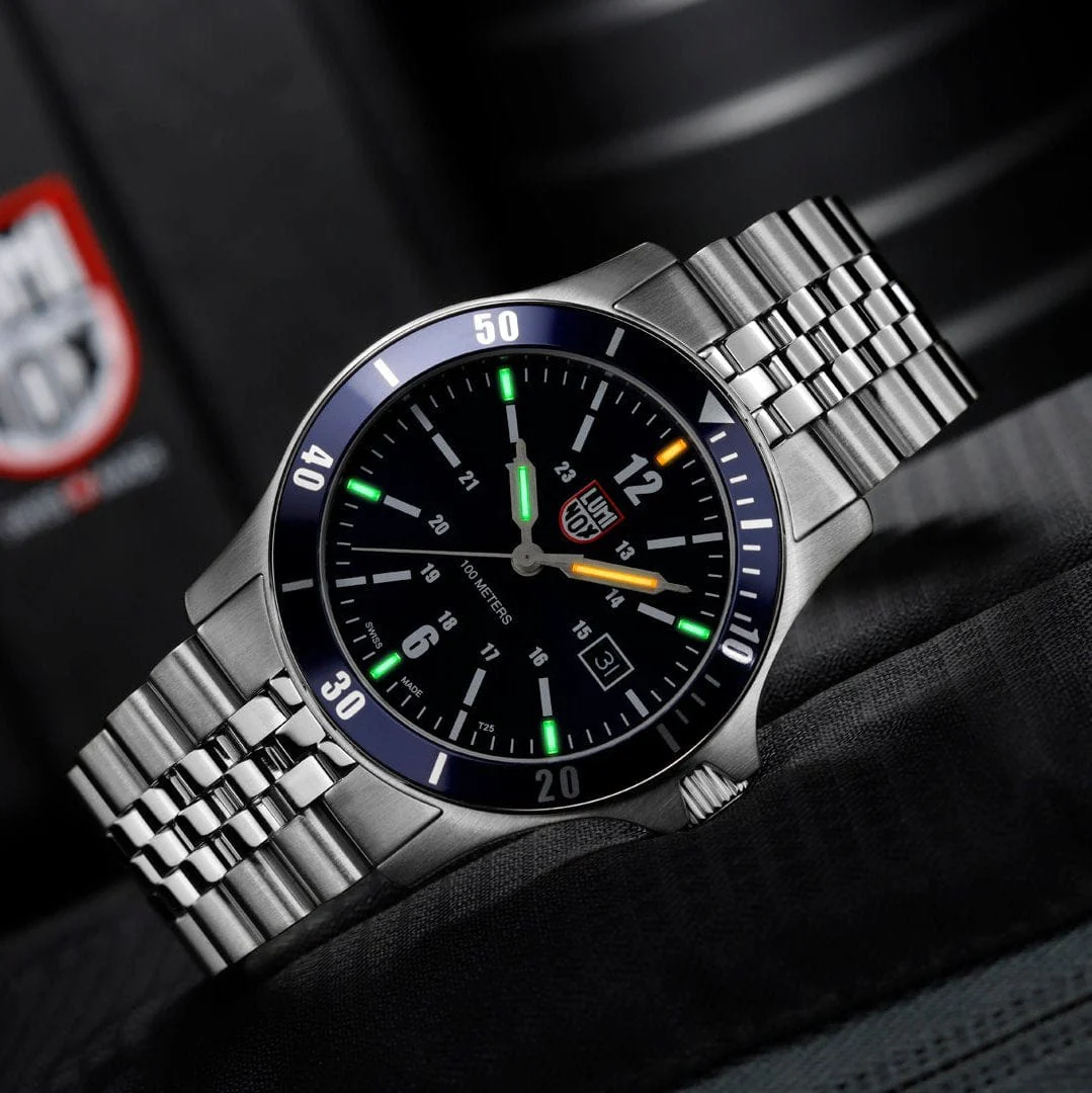 LUMINOX Zegarek Kwarcowy Sport Timer XS.0913 - srebrny