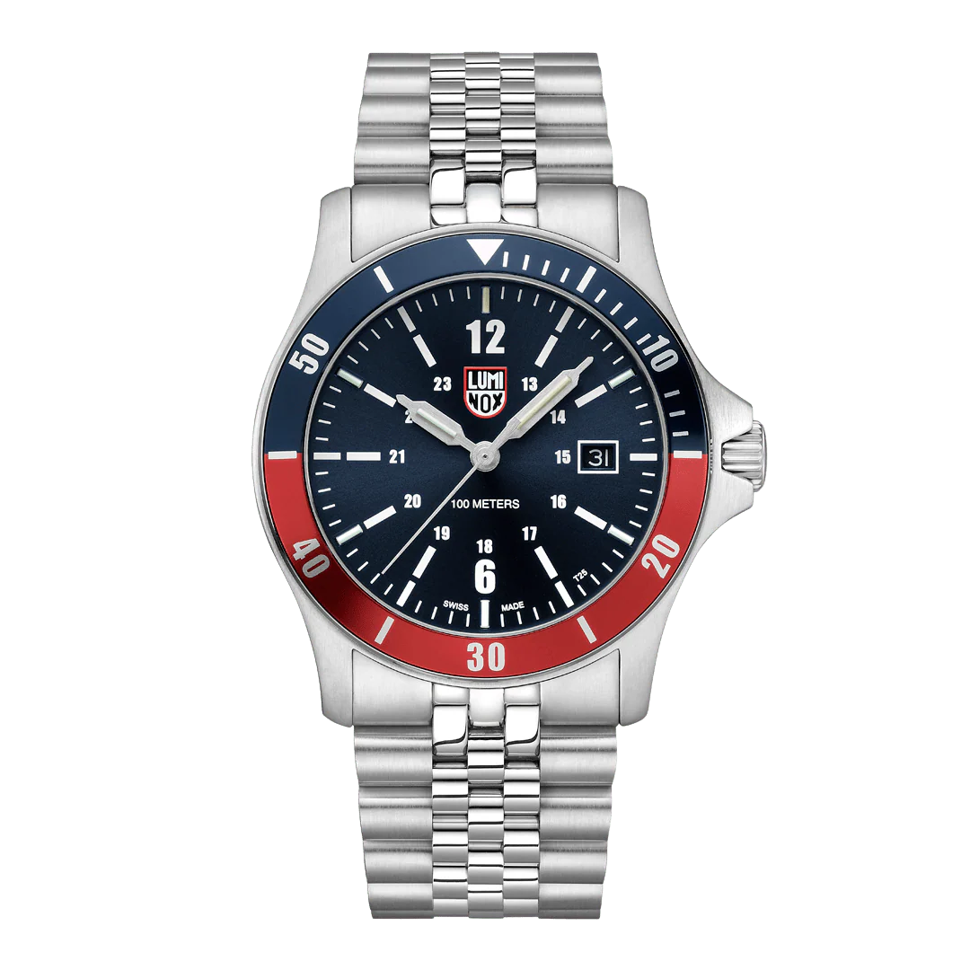 LUMINOX Zegarek Kwarcowy Sport Timer XS.0914 - srebrny
