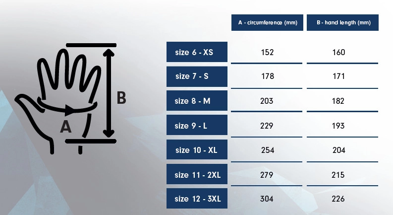 Rękawice antyprzekłuciowe 6203 MoG Guide CPN - Czarne