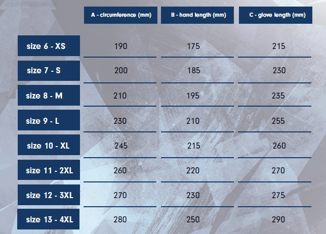Rękawice linowe 9162 MoG Abseil/Rappel - Czarne