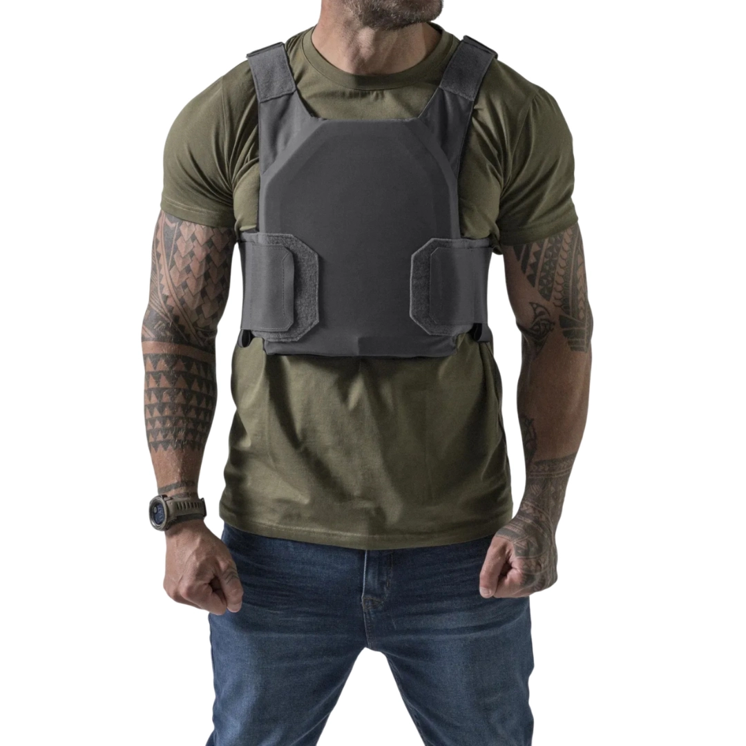 Kamizelka kuloodporna NOXODA NIJ III cywilna, zestaw 2 płyty balistyczne + plate carrier, rozm. M