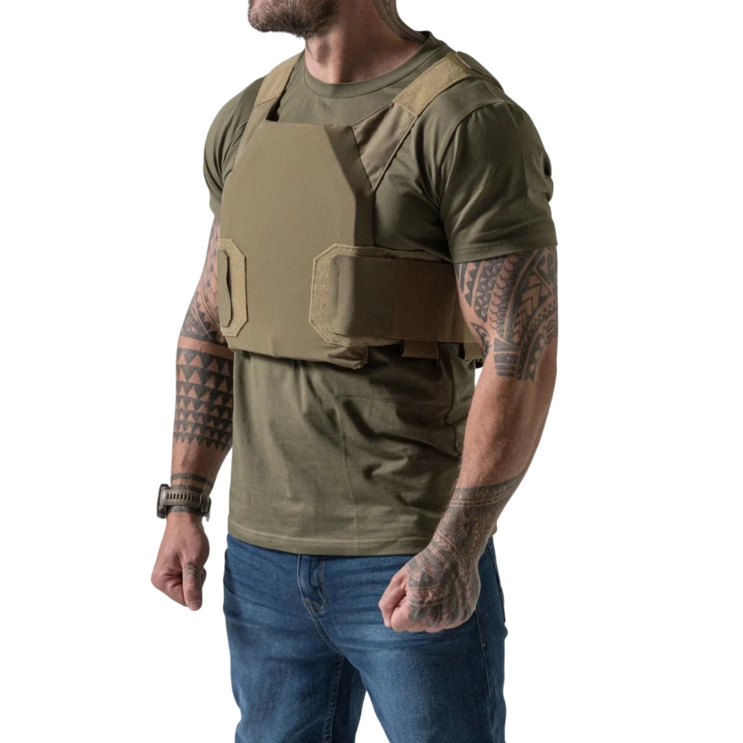 Kamizelka kuloodporna NOXODA NIJ III cywilna, zestaw 2 płyty balistyczne + plate carrier, rozm. M